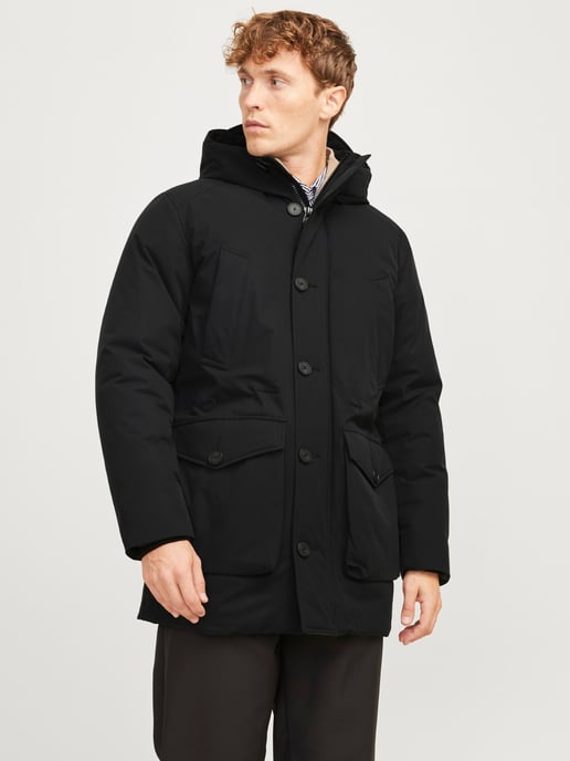 Jack & Jones Jas winter City Parka Zwart - Image 2