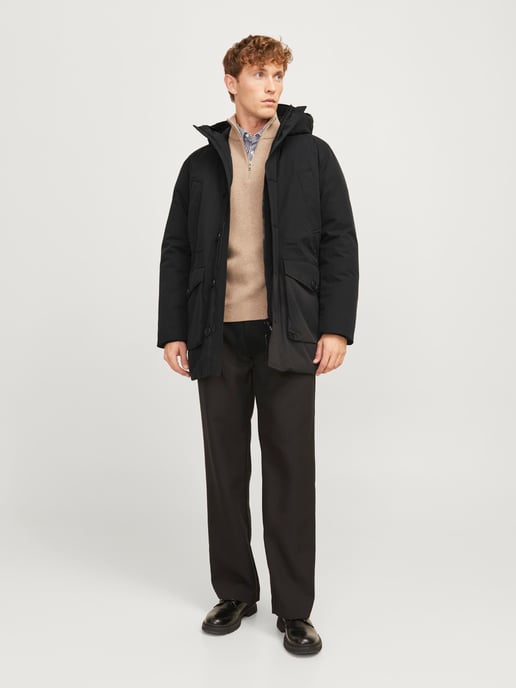 Jack & Jones Jas winter City Parka Zwart - Image 3