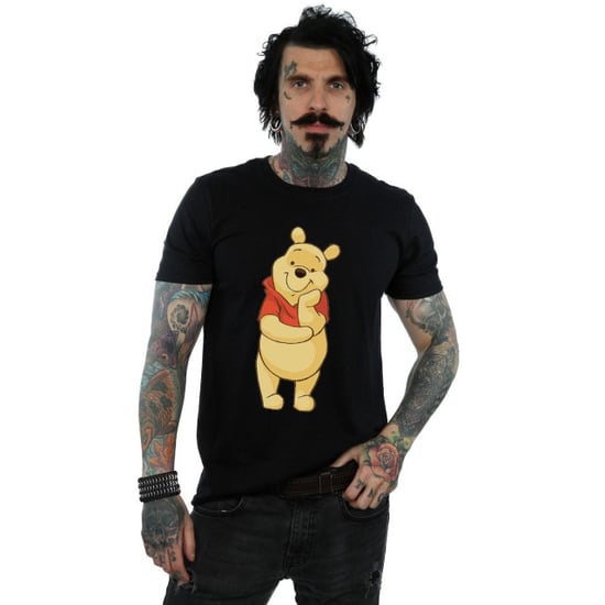 Disney Heren Winnie De Poeh Schattig T-Shirt (Zwart) - Image 3