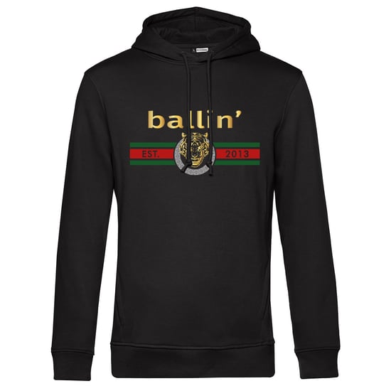 Ballin Est. 2013 Hoodies Tiger Lines Hoodie Zwart - Image 1