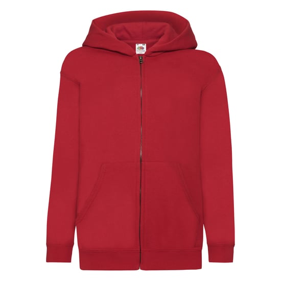 Fruit of the Loom Kinder/Kids Klassiek Jasje met Capuchon (Rood) - Image 1