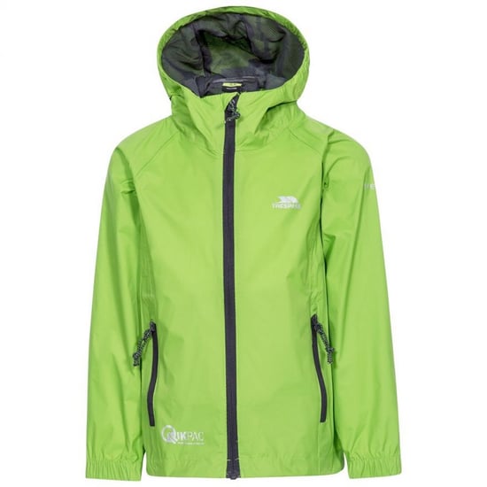 Trespass Kinderen/Kinderen Qikpac Waterdichte Packaway Jacket (Blad) - Image 1