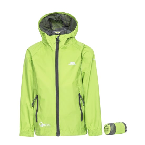 Trespass Kinderen/Kinderen Qikpac Waterdichte Packaway Jacket (Blad) - Image 3