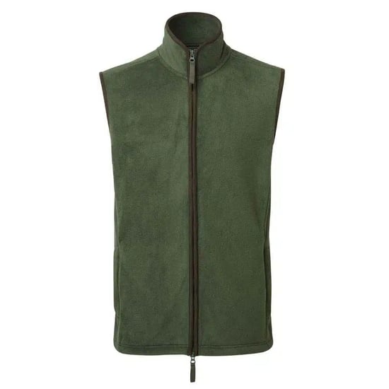 Premier Heren Artisan Fleece Gilet (Mosgroen/bruin) - Image 1