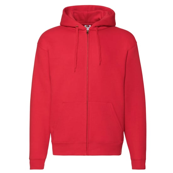 Fruit of the Loom Premium capuchonjas voor volwassenen (Rood) - Image 1