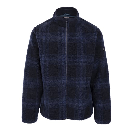 Trespass Heren Epperstone AT400 Geruite Fleece (Marine) - Image 1