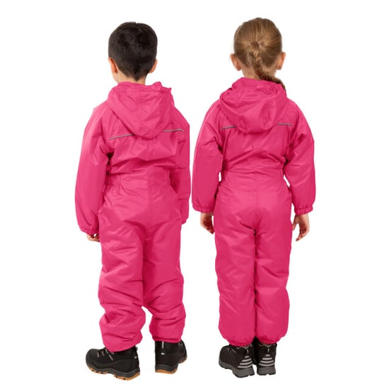 Trespass Kids Unisex Dripdrop Gewatteerd Waterdicht Regenpak (Gerbera) - Image 3
