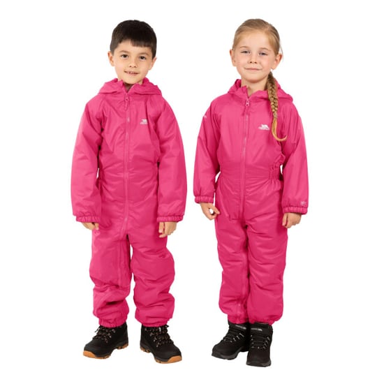 Trespass Kids Unisex Dripdrop Gewatteerd Waterdicht Regenpak (Gerbera) - Image 4