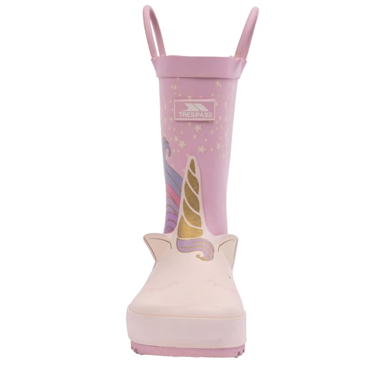 Trespass Kinder/Kinderfiguur Unicorn Wellington Laarzen (Paars/Beige) - Image 6