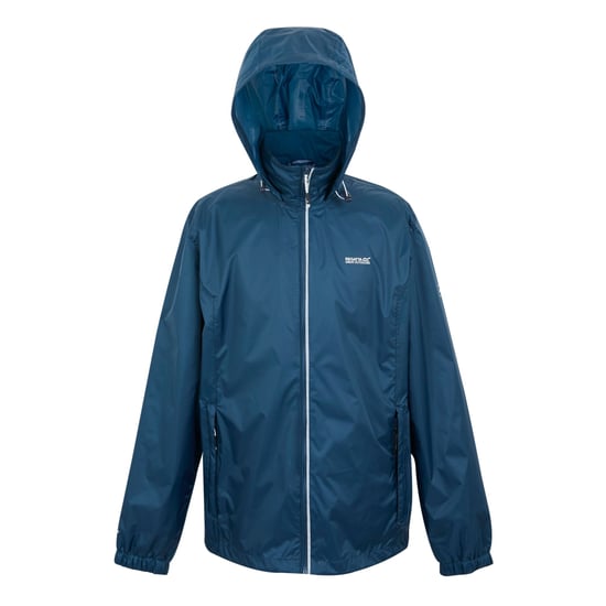 Regatta Heren Lyle IV Waterdicht Kappenjasje (Maanlicht Denim/Tangerine Tango) - Image 1