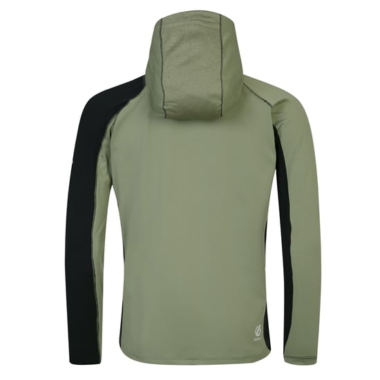 Dare 2B Heren Assimilate Core Stretch Hooded Midlayer (Olie Groen/Groen Algen/Zwart) - Image 2