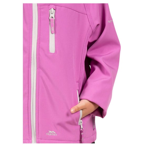 Trespass Kinderen/Kinderen Kian Softshell Jacket (Diep Roze) - Image 4