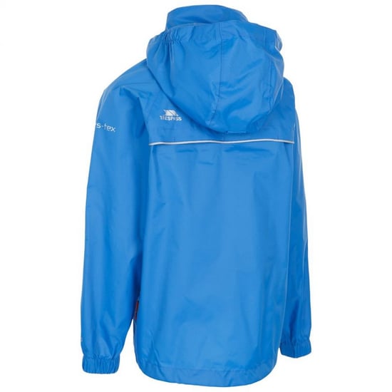 Trespass Kinderen/Kinderen Qikpac X Unisex Packaway Jacket (Blauw) - Image 2