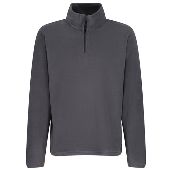 Regatta Heren Micro Zip Neck Fleece Top (Afdichting Grijs) - Image 1