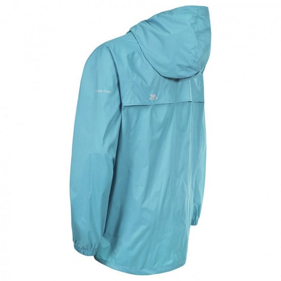 Trespass Kinderen/Kinderen Qikpac X Unisex Packaway Jacket (Aquamarine) - Image 2