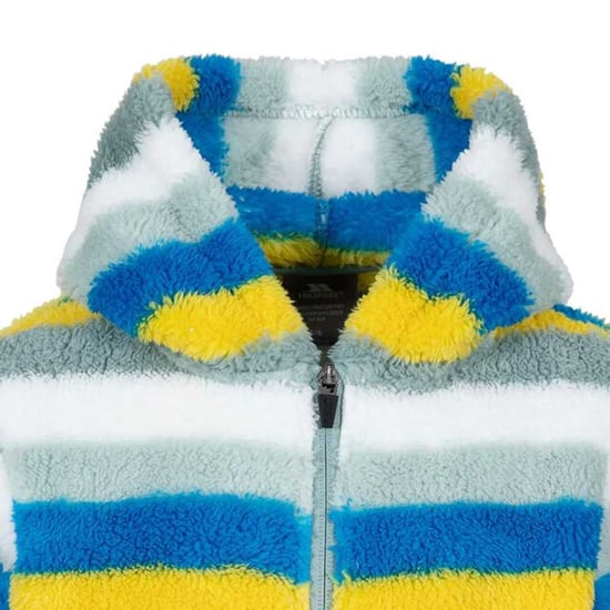 Trespass Kinder/Kinder fleece jas met prachtige streep (Wintergroene nevel) - Image 3