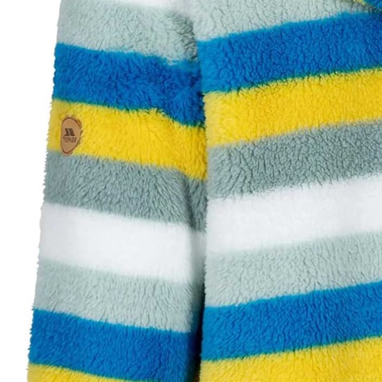 Trespass Kinder/Kinder fleece jas met prachtige streep (Wintergroene nevel) - Image 4