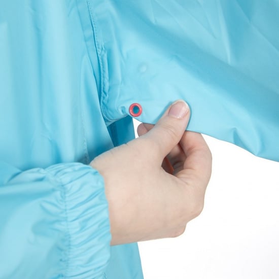 Trespass Kinderen/Kinderen Qikpac X Unisex Packaway Jacket (Aquamarine) - Image 4