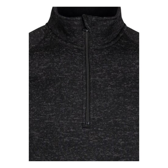 Trespass Heren Corsham Marl Half Zip Fleece Top (Zwart) - Image 4
