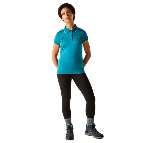 Regatta Dames/dames Remex II Polo Hals T-Shirt (Exotische pluim massief) - Image 3
