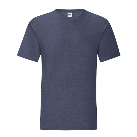 Fruit of the Loom Unisex Adult Iconic Heather T-Shirt (Heide-Marine) - Image 1