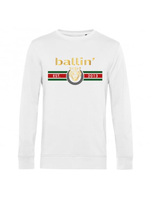 Ballin Est. 2013 Sweaters Tiger Lines Sweater Wit - Image 2