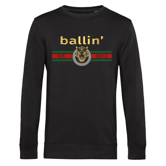 Ballin Est. 2013 Sweaters Tiger Lines Sweater Zwart - Image 1