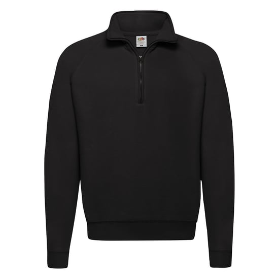 Fruit of the Loom Uniseks Klassiek Sweatshirt met Kwart Ritssluiting voor Volwassenen (Zwart) - Image 1