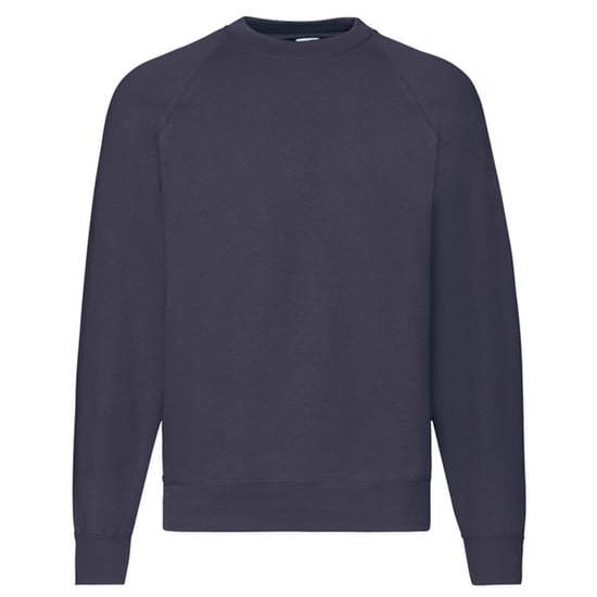 Fruit of the Loom Uniseks Klassiek Raglan Sweatshirt voor volwassenen (Deep Navy) - Image 1