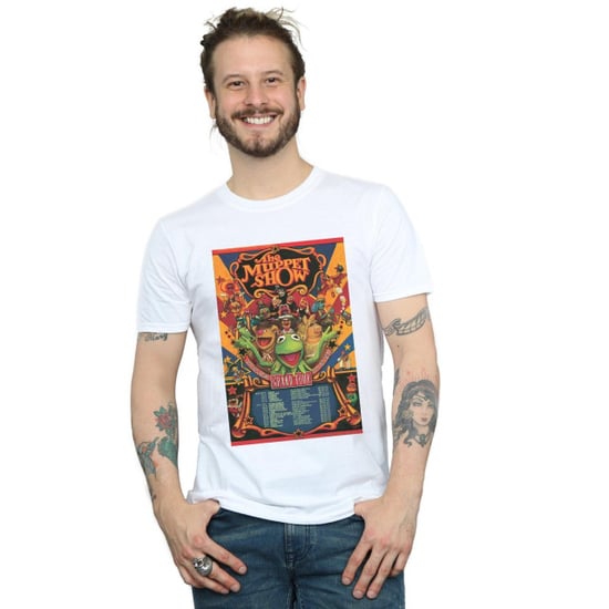 Disney Heren The Muppets The Muppet Show Poster T-Shirt (Wit) - Image 3