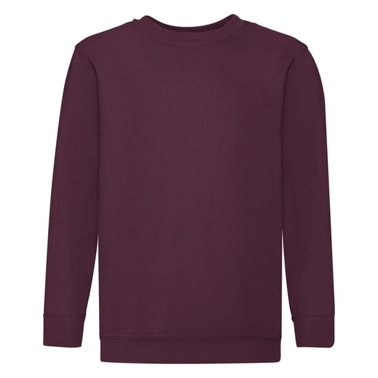 Fruit of the Loom Kinder/Kids Premium Sweatshirt met Inzetstuk (Bourgondië) - Image 1