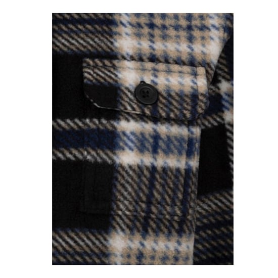 Trespass Jongens Checkley Microfleece Shirt (Zwart) - Image 4