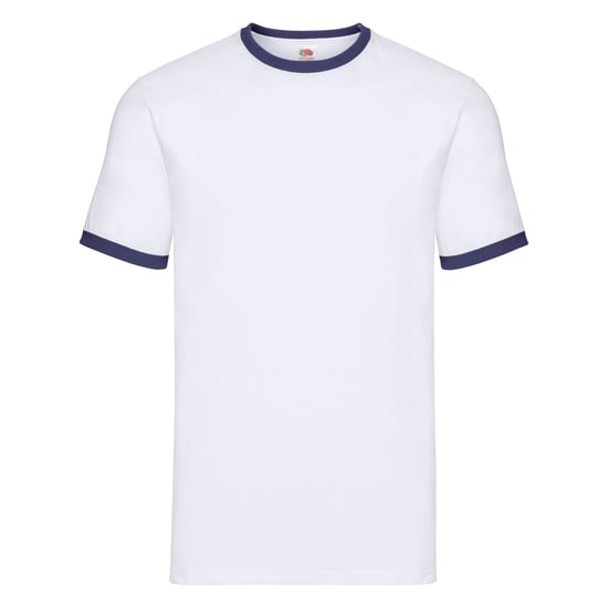 Fruit of the Loom Heren Ringer 160 T-Shirt (Wit/Zwaar) - Image 1