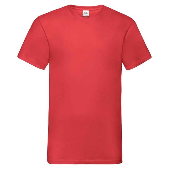 Fruit of the Loom Unisex Adult Waardevol V Hals T-shirt (Rood) - Image 1