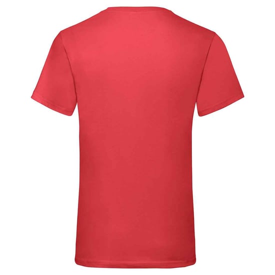 Fruit of the Loom Unisex Adult Waardevol V Hals T-shirt (Rood) - Image 2