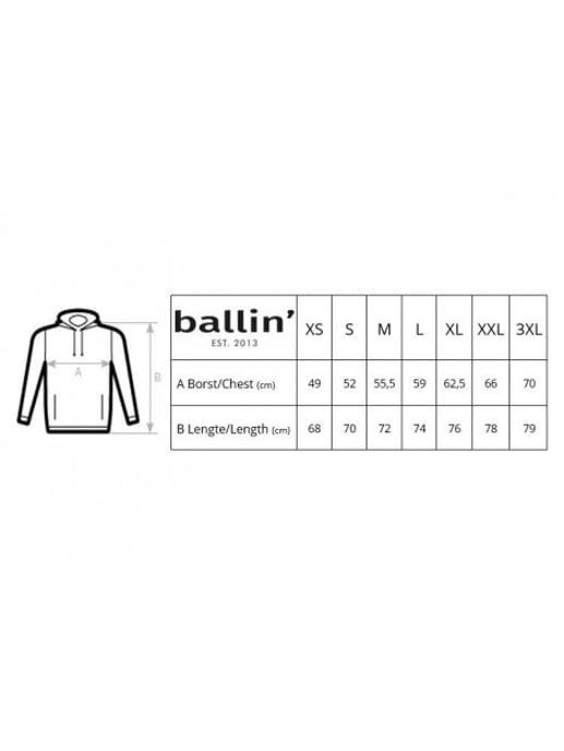 Ballin Est. 2013 Hoodies Basic Hoodie Blauw - Image 3