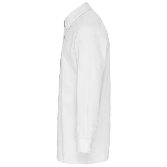 Premier Heren Poplin overhemd met lange mouwen (Wit) - Image 3