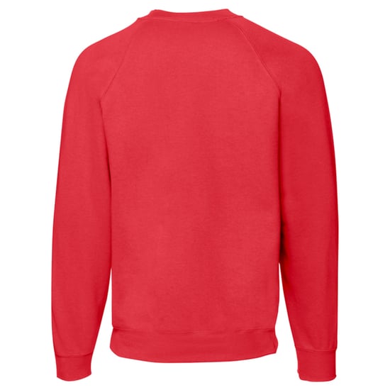 Fruit of the Loom Uniseks Klassiek Raglan Sweatshirt voor volwassenen (Rood) - Image 2