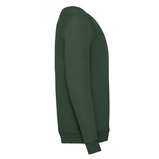 Fruit of the Loom Klassiek Raglan Sweatshirt voor kinderen/Kinderen (Fles groen) - Image 3