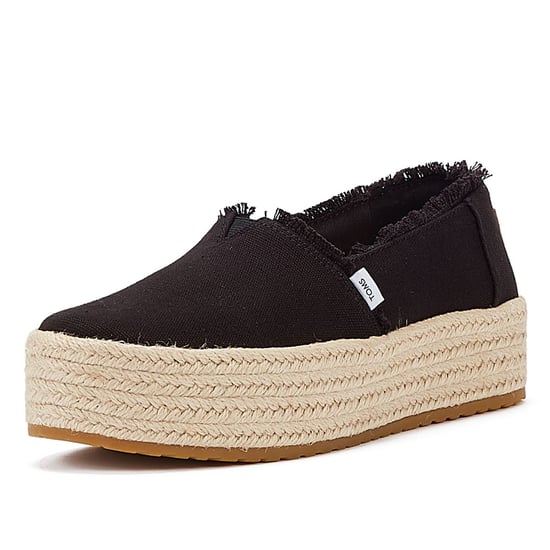 TOMS Canvas Valcia Vrouwen Zwarte Espadrilles - Image 3