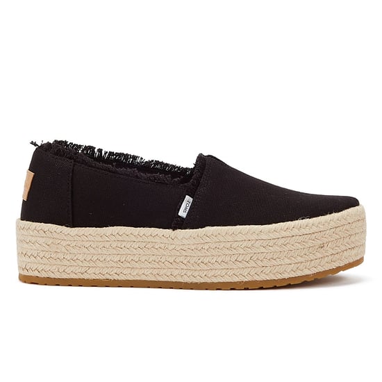 TOMS Canvas Valcia Vrouwen Zwarte Espadrilles - Image 4