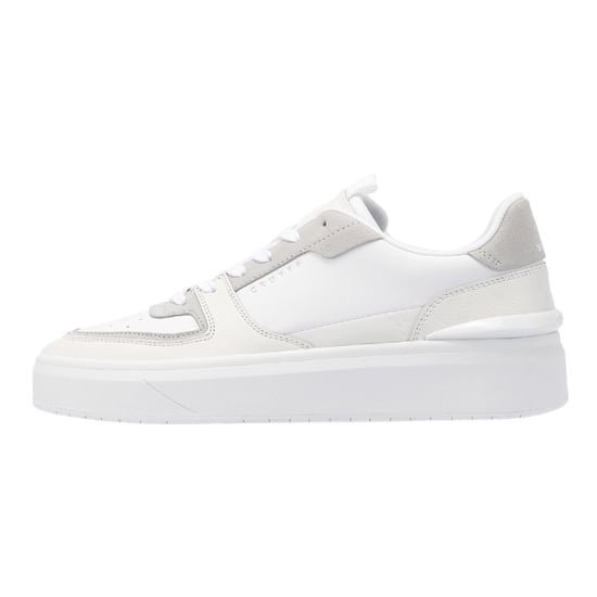 Cruyff Surefire Tennis Leather Heren Wit/Grijs Trainers - Image 6