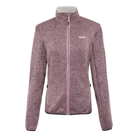 Regatta Dames/Dames Newhill II Full Zip Fleecejack (Lila/Licht Vanille) - Image 1