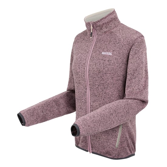 Regatta Dames/Dames Newhill II Full Zip Fleecejack (Lila/Licht Vanille) - Image 3