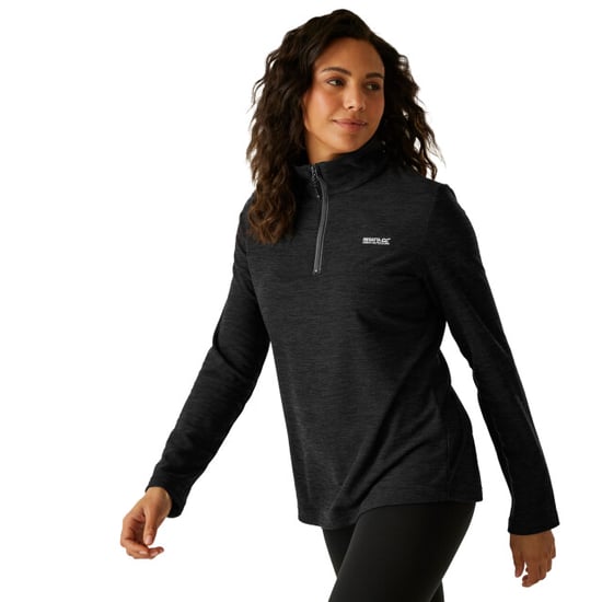 Regatta - Geweldige Outdoor Dames Montes Half Zip Fleece Top (Afdichting Grijs/Ash) - Image 4