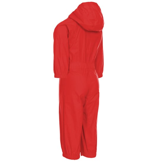 Trespass Kids Unisex Dripdrop Gewatteerd Waterdicht Regenpak (Signaal Rood) - Image 2