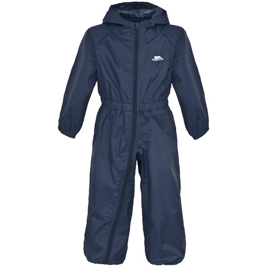 Trespass Kinderen/Kinderen-Knop Waterdicht Regenpak (Marineblauw) - Image 1