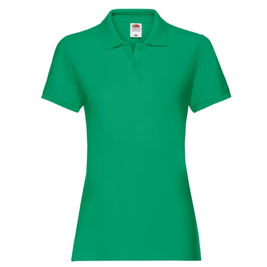 Fruit of the Loom Dames/dames Premium Poloshirt (Kelly Groen) - Image 1