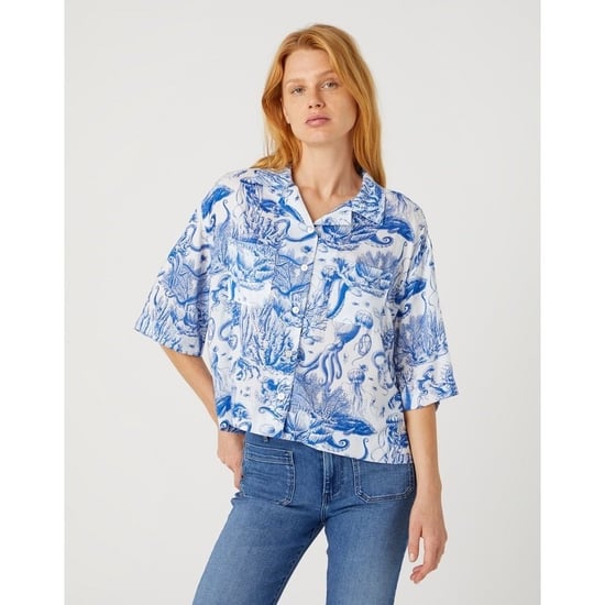 Wrangler OUNGE SHIRT NAUTICAL BLUE - Image 1