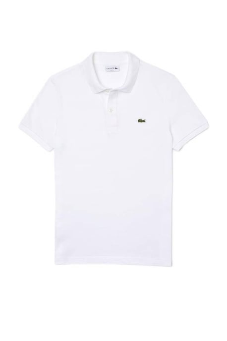 Lacoste slim fit polo Original wit - Image 1